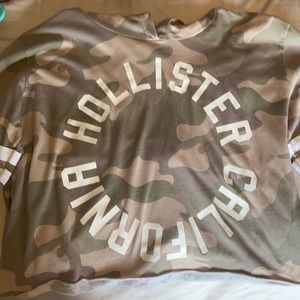 long sleeve top with hood